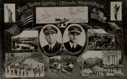 Litauen Atlantiküberquerer Darius Und Girenas. Gedenkkarte Für Die Verunglückten Piloten 1933 I-II - Guerra 1914-18