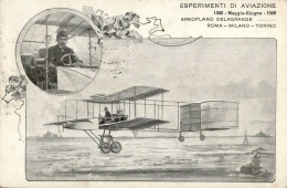 Flugereignis Rom Italien Esperimenti Di Aviazione 1908 II (kl. Eckbug, Fleckig) Aviation - Guerra 1914-18