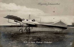 Flugwesen Pioniere Johannisthal Hirth Im Neuem Albatros-Eindecker Foto-AK I-II Aviation - Weltkrieg 1914-18