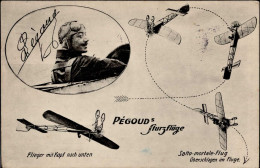 Flugwesen Pioniere Pegoud Sturtzflüge I-II Aviation - Guerra 1914-18