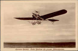 Flugwesen Pioniere Reichelt, Hermann Erster Gewinner Des Großen Nationalpreises I-II Aviation - Weltkrieg 1914-18