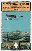 Flugereignis Herisau Schweiz Fliegertag 1913 I-II (Ecke Gestossen) Aviation - Oorlog 1914-18