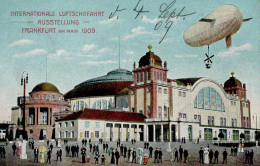 Flugereignis Frankfurt Zeppelin Internationale Luftschiffahrt Ausstellung 1909 I-II Aviation Expo Dirigeable - Guerra 1914-18