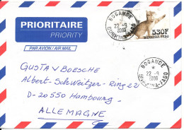 Burkina Faso Air Mail Cover Sent To Germany 22-9-2000 Single Franked - Burkina Faso (1984-...)