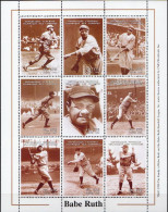 Comores MNH Minisheet And 2 SSs - Baseball