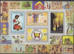 VANUATU - Noël 1981 Feuillet - Vanuatu (1980-...)