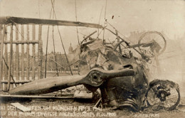 Flugereignis München Abgeschossenes Flugzeug Bei Den Kämpfen Am 2. Mai I-II Aviation Aviation - Guerra 1914-18