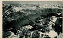 Flugereignis Walensee Mit Churfirsten Foto-AK I-II Aviation - Guerra 1914-18