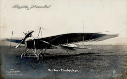 Sanke Flugzeug Johannisthal 245 Gotha-Eindecker Foto-AK I-II Aviation - Weltkrieg 1914-18