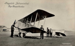 Sanke Flugzeug Johannisthal Ago-Doppeldecker I-II Aviation - War 1914-18