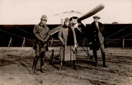 Flugzeug WK I Abgestürzter Französischer Doppeldecker Foto-AK I-II Aviation - Weltkrieg 1914-18