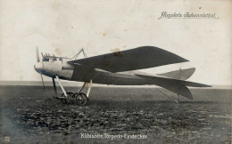 Flugzeug WK I Johannisthal Flugplatz Kühlstein Torpedo-Eindecker Foto-AK I-II (fleckig) Aviation - Weltkrieg 1914-18