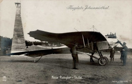 Flugzeug WK I Johannisthal Neue Rumpler-Taube Foto-AK I-II (Ecke Abgestossen) Aviation - Oorlog 1914-18