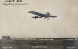 Sanke Piloten Johannisthal 190 Reichelt Im Fluge Foto-AK I-II - Oorlog 1914-18