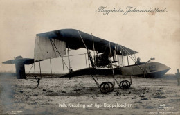 Sanke Piloten Johannisthal 193 Kissling, Wilh. Auf Ago-Doppeldecker Foto-AK I-II - War 1914-18