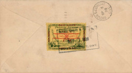 Flugpost Luftpost Canada Air Mail Patricia Airways Exploration Red Lake Auf US-Post Nach Sioux Lookout, Ontario 1926 (R! - Weltkrieg 1914-18