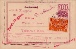 Deutsches Reich Bremen Luftpost über Dresden Nach München 1922 I-II - Oorlog 1914-18