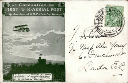 Flugpost First U. K. Aerial Post II (Stauchung) - Guerra 1914-18