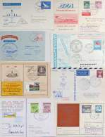 Luftpost Thematische Sammlung Im Album Ca. 90 Belegen, Dabei Viel Luftpost, Erstflug, Etc. - Zeppeline