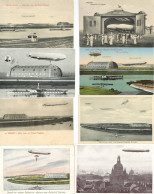 Zeppelin Dresden Lot Mit 8 Ansichtskarten I-II Dirigeable - Airships