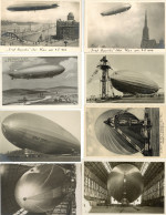 Zeppelin Lot Mit 8 Ansichtskarten I-II Dirigeable - Airships