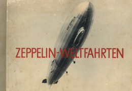 Zeppelin-Weltfahrten Sammelbildalbum 1934, 264 Echte Bromsilber-Bildern Und Ein Metallfolie-Bild Der Weltflug-Gedenkmünz - Aeronaves