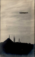 Zeppelin In Konstantinopel über Der Hagia Sophia I-II Dirigeable - Airships