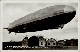 LUFTSCHIFF GRAF ZEPPELIN - LZ 127 GRAF ZEPPELIN über Der Luftschiffhalle 1929 I - Airships