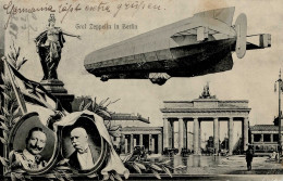 Zeppelin Berlin Graf Zeppelin II (Marke Entfernt, Eckbug, Fleckig) Dirigeable - Dirigibili