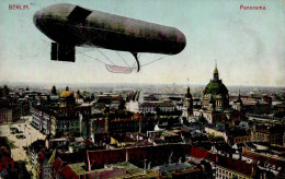 Zeppelin Berlin II (bemalt, Ecken Abgestossen) Dirigeable - Airships