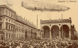 Zeppelin München I-II (fleckig) Dirigeable - Dirigibili