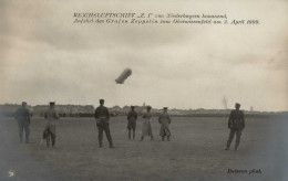 Zeppelin München Reichsluftschiff Z.1 2.4.1909 Anfahrt Zum Oberwiesenfeld I-II Dirigeable - Airships