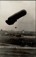 FRANKFURT/Main ILA 1909 - Foto-Ak FESSELBALLON Bei Der ILA I - Dirigibili