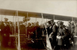 FRANKFURT/Main ILA 1909 - Foto-Ak FLIEGER Mit Flugapparat (gehört Zur ILA 1909) I - Aeronaves