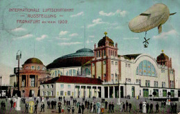 ILA 1909 Luftschiff Offizielle Postkarte Nr. 5 II (Eckbug, Etwas Fleckig) - Dirigibili