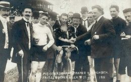 FAHRRAD - LEIPZIG MEISTERSCHAFTSFAHRER V. Sachsen Fritz ZSCHERNECK 1911 I - Autres & Non Classés