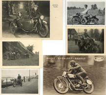 Motorrad Lot Mit 22 Fotos Und Ansichtskarten - Motos