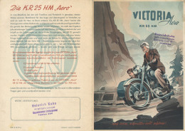 Motorrad Lot Mit über 10 Werbeprospekten Von Vespa, Victoria, NSU, Zündapp Und Möve I-II - Motorräder