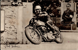 Motorrad Bodmer, Karl Mit Seiner NSU-Maschine Sign. II (Stauchung, Fleckig) - Motorräder