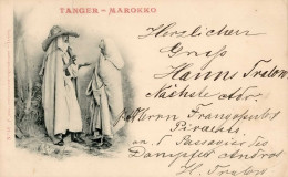 Deutsche Post Marokko DR Marocco Aufdruck Stempel Tanger 1900 I- - Ehemalige Dt. Kolonien