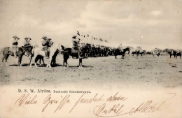 Kolonien Deutsch-Südwestafrika Deutsche Schutztruppe Stempel Keetmanshoop 08.10.1904 I-II Colonies - Ehemalige Dt. Kolonien