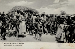 Kolonien Deutsch-Südwestafrika Essensausgabe Im Hererolager II (fleckig) Colonies - Ehemalige Dt. Kolonien