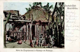 Kolonien Deutsch-Südwestafrika Kavango Hütte Der Eingeborenen Stempel Rehoboth 05.04.1905 I-II Colonies - Ehemalige Dt. Kolonien