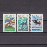 FINLAND 1965, Sc# B173-B175, Semi-Postal, Helicopter, MH - Unused Stamps