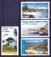 Comoros 1983 Mint No Gum, Landscapes, Lake, Beach - Nature