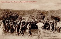 Kolonien Deutsch-SüdwestafrikaNationaltanz Der Hereros II (Marke Entfernt, Fleckig) Colonies - Ehemalige Dt. Kolonien