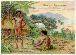 Deutsche Kolonien DEUTSCH-NEUGUINEA - Gazelle-Halbinsel Einfahrt Nach Rabaul Sign. Künstlerkarte S-o I-II Colonies - Ehemalige Dt. Kolonien