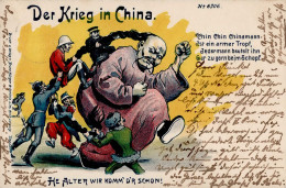 Der Krieg In China Spottkarte Farblithographie 1900 I-II - Ehemalige Dt. Kolonien