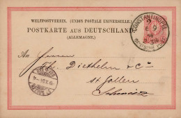 Deutsche Post Türkei Constantinopel Auf Pfennig-GS 1884 I-II - Ehemalige Dt. Kolonien