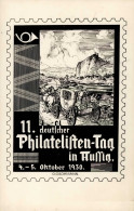 Postgeschichte Aussig 11. Deutscher Philatelisten-Tag 1930 Sign. Grohmann, G. I-II - Andere & Zonder Classificatie